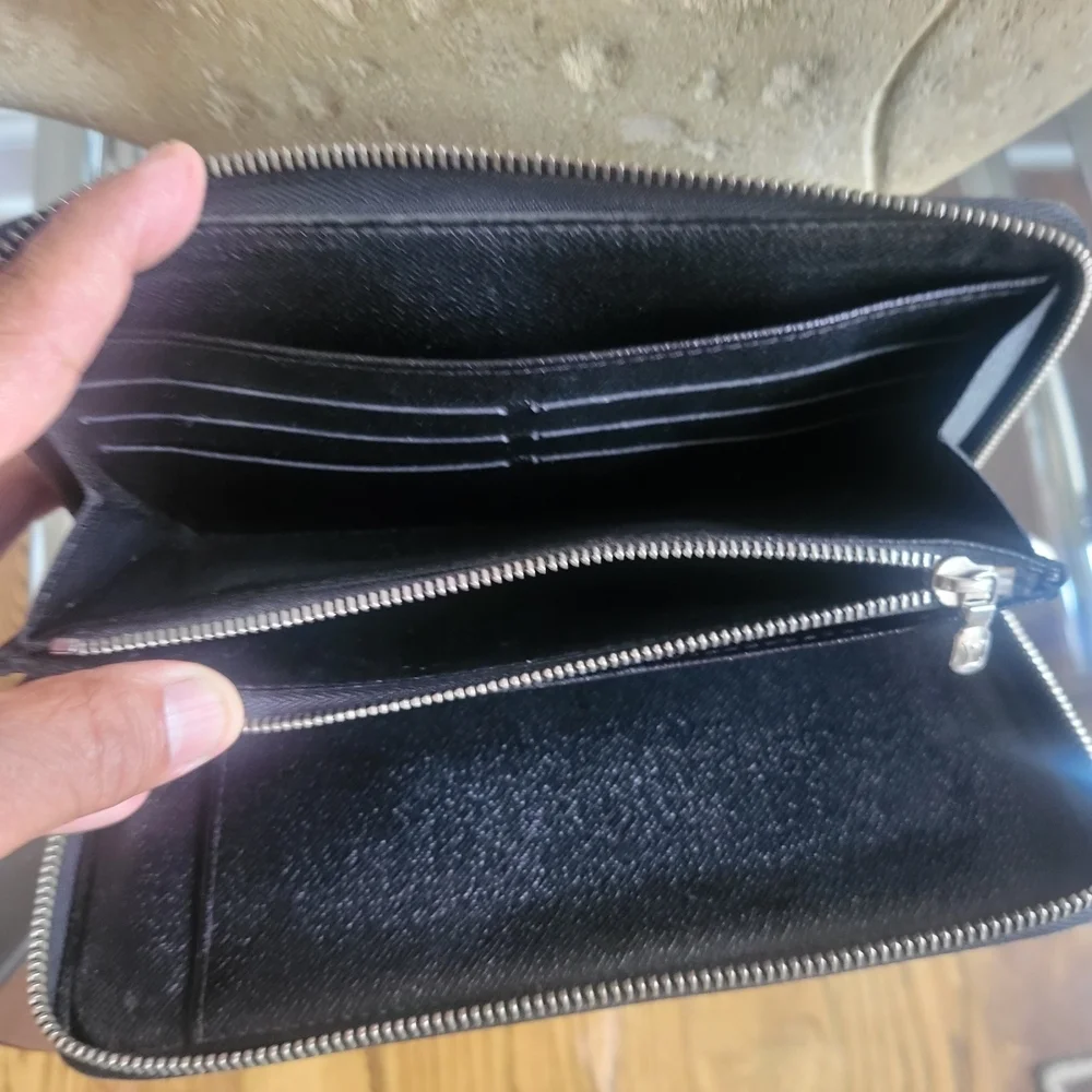 Louis Vuitton Damier Graphite Zippy Extra Large Organizer. Authentic..